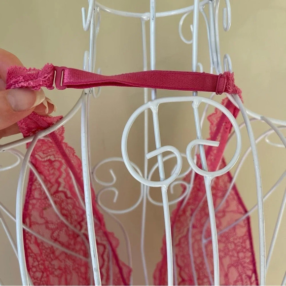 Victoria’s Secret Pink Mesh Racerback Negligee Garters M - Picture 6 of 8